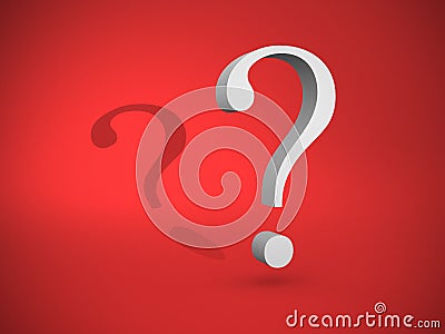 Question mark Cartoon Illustration