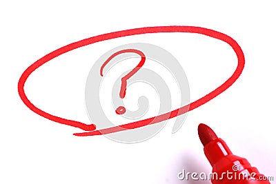 Question Mark Stock Photo