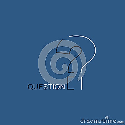 Question mark icon, vector illustration. Asking questions. Ask for help. do not ask. Need information. Vector Illustration