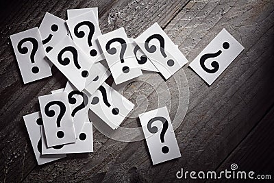 Question mark Stock Photo