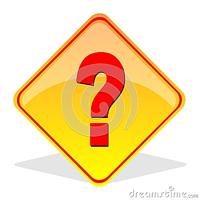 Question Mark Sign Stock Photo