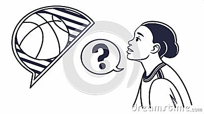 Question mark speech bubble, asking questions and curiosity vector design Generative AI Vector Illustration
