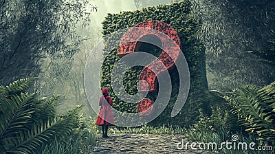 Question mark symbol for FAQ, information, Problem and solution Stock Photo