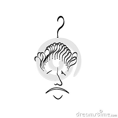 Question mark. Vector illustration Vector Illustration