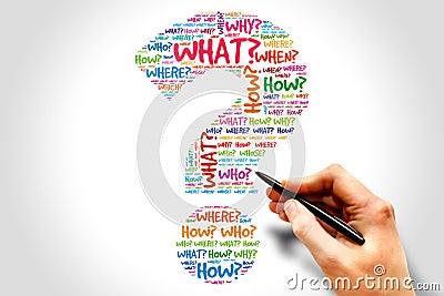 Question mark Stock Photo