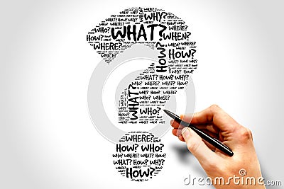 Question mark Stock Photo