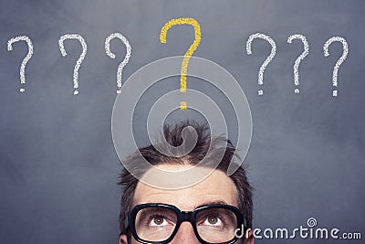 Question Marks Stock Photo