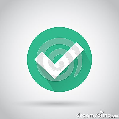 Question, red X and green tick check marks, approval signs design. Red X and green OK symbol icons in square check boxes. Check Stock Photo