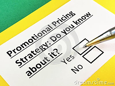 Questionnaire about marketing Stock Photo