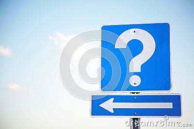 Questions? Answers? Stock Photo