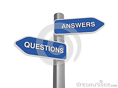 Questions Answers Choice Cartoon Illustration