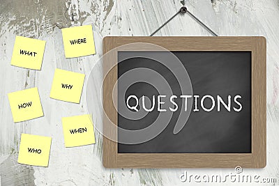 Questions Stock Photo