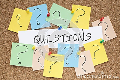 Questions Stock Photo