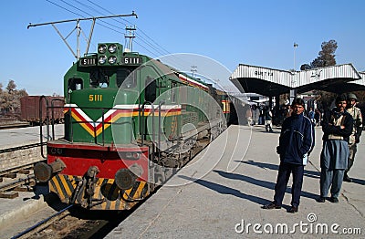 Quetta train station Editorial Stock Photo