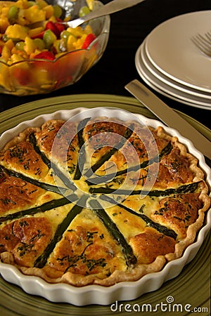 Quiche Stock Photo