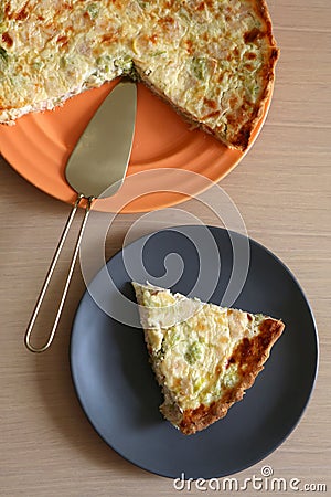 Quiche Lorraine Stock Photo