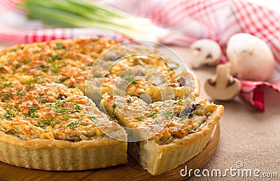 Quiche Stock Photo