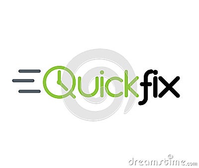 Quick Fix Logo Vector Illustration