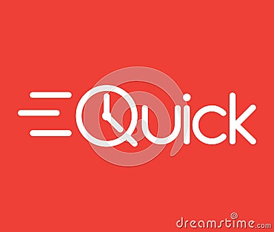 Quick Logo Stock Photo