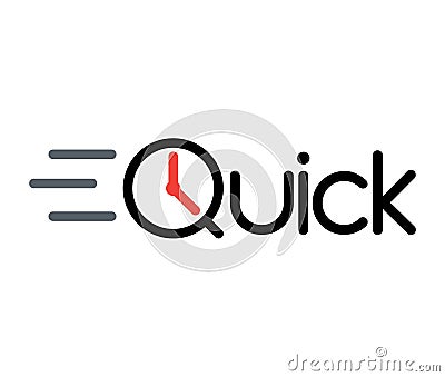 Quick Logo Stock Photo