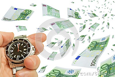 Quick money. Stock Photo