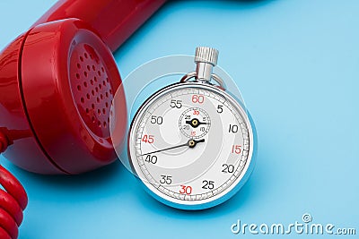 Quick Response Time Stock Photo