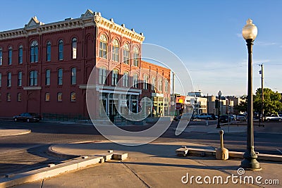 Quiet Afternoon Downtown Stock Photo