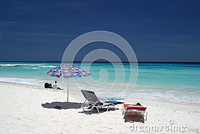 Quiet beach Stock Photo