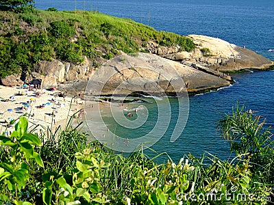 Quiet beach Stock Photo