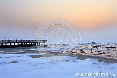 Quiet beach Stock Photo