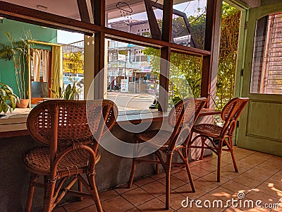 a quiet corner leaves a buried story Editorial Stock Photo