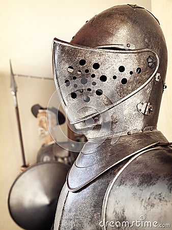 Quijote and Armor Stock Photo