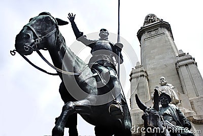 Quijote and sancho 2 Stock Photo