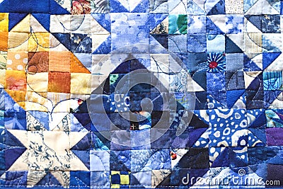 Quilt pattern Stock Photo