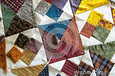 Quilt, Quilting, Sewing, Textiles, Background Stock Photo