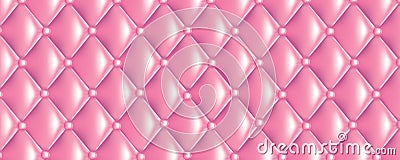 Quilt texture banner Vector Illustration