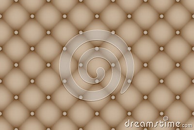 quilted buttoned leather pattern vector. Upholstery or walls. Vector Illustration