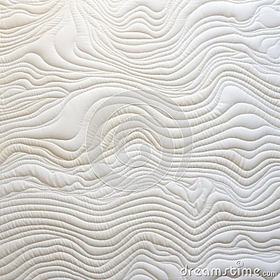 Quilted Fabric Wall Texture: Calm And Meditative Designs Stock Photo