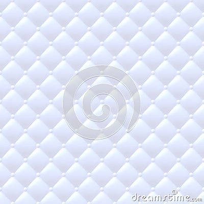 Quilted simple seamless pattern. White color. Vector Illustration