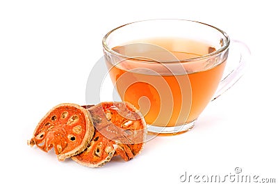 Quince herbal tea Stock Photo