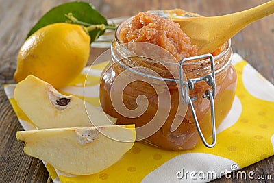 Quince jam Stock Photo