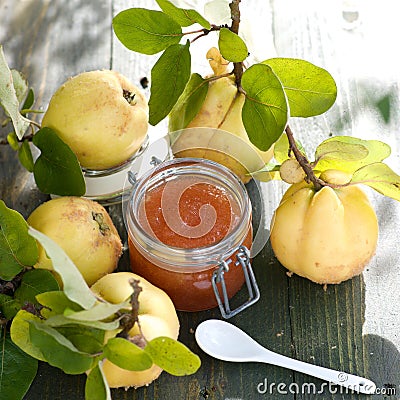 Quince jelly Stock Photo