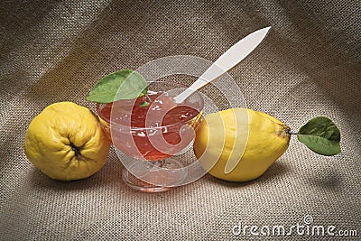 Quince jelly Stock Photo