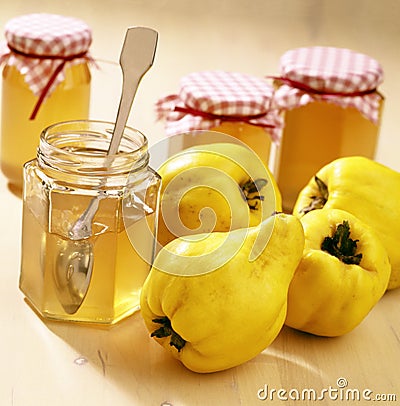 Quince jelly Stock Photo