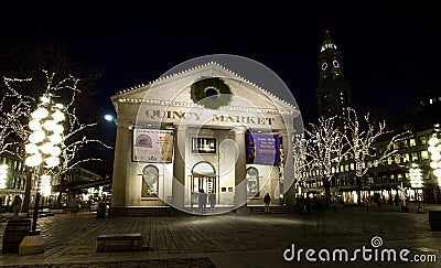 Quincy Market, Boston, MA Editorial Stock Photo