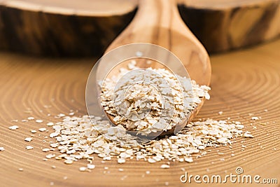 Quinoa flakes Stock Photo