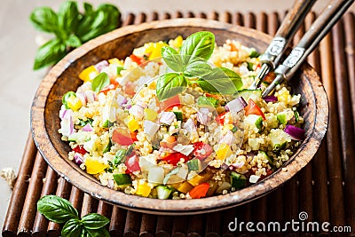 Quinoa Salad Stock Photo