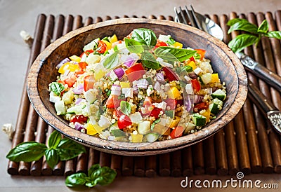 Quinoa Salad Stock Photo