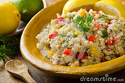 Quinoa Salad Stock Photo