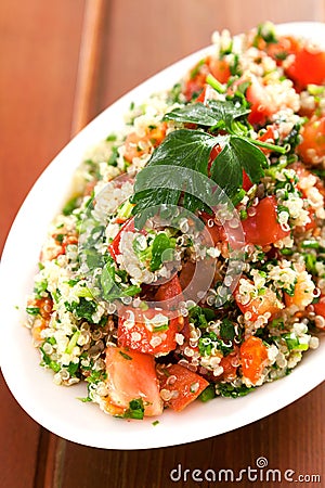 Quinoa tabouleh Stock Photo